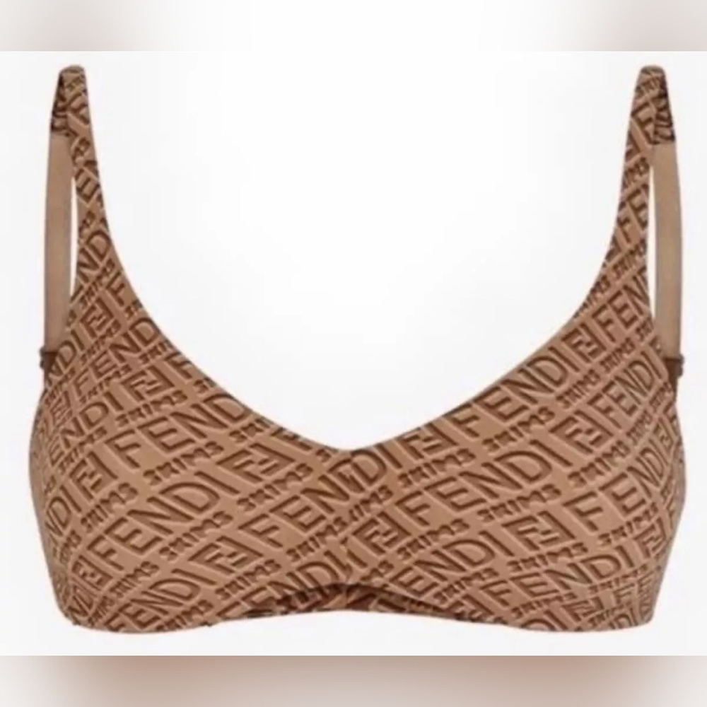 SKIMS FENDI Scoop Bralette Bra California - Picture 2 of 4